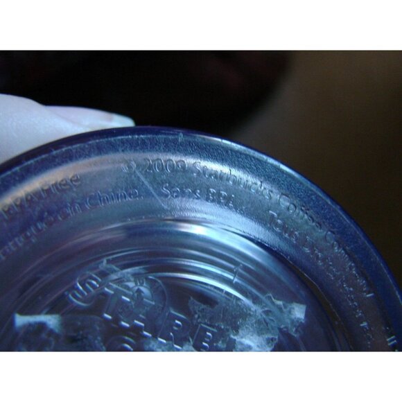 Starbucks Acrylic Cold Cup Clear Tumbler Screw Top Lid With Straw Add Ons 20 oz - Picture 9 of 9